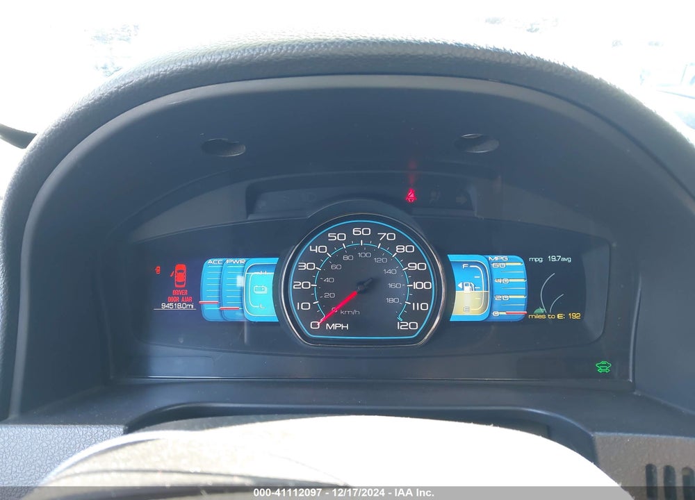 2012 FORD FUSION HYBRID VIN: 3FADP0L32CR197783