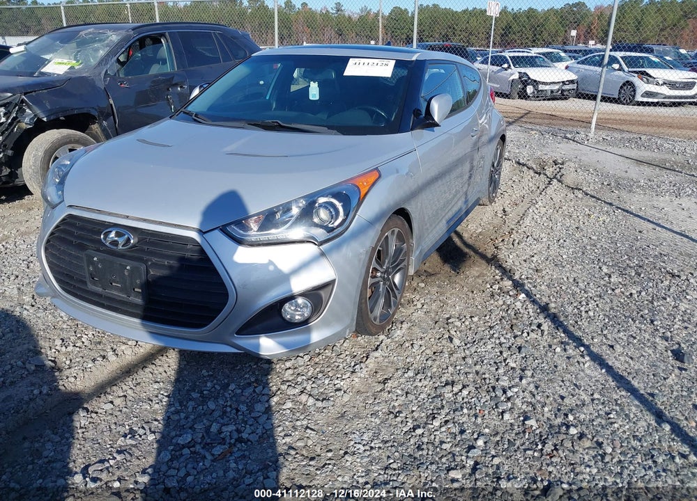 2015 HYUNDAI VELOSTER TURBO VIN: KMHTC6AE5FU237422