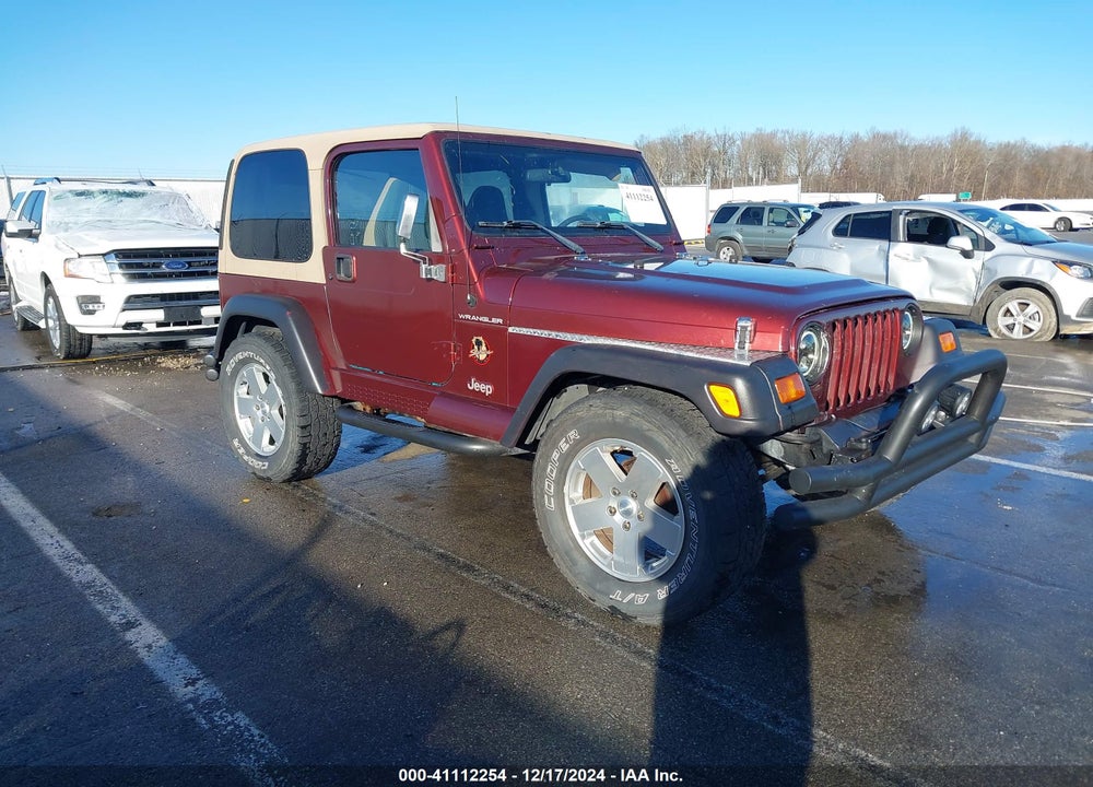 2002 JEEP WRANGLER SAHARA VIN: 1J4FA59SX2P712139