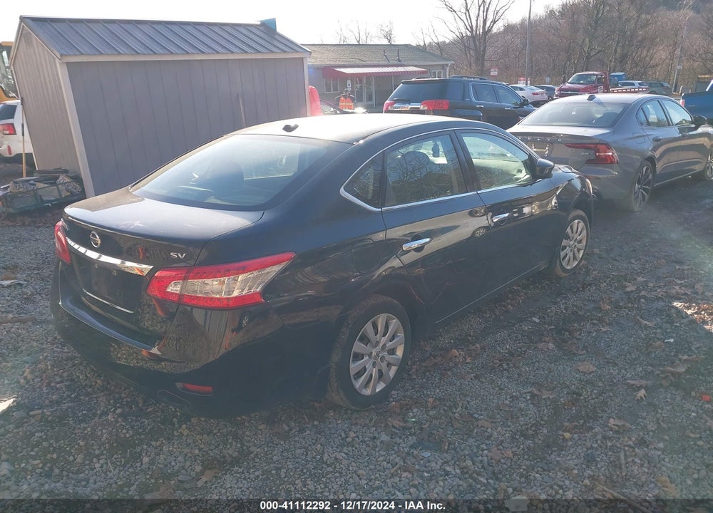 2015 NISSAN SENTRA SV VIN: 3N1AB7AP7FL658433