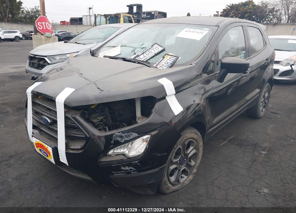 2019 FORD ECOSPORT S VIN: MAJ3S2FE6KC290838
