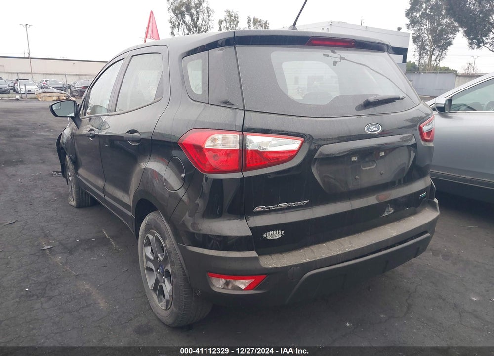 2019 FORD ECOSPORT S VIN: MAJ3S2FE6KC290838