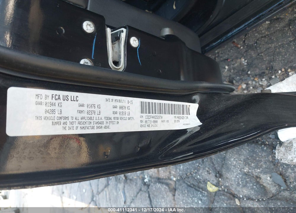 2016 DODGE DART SE VIN: 1C3CDFAAXGD529734