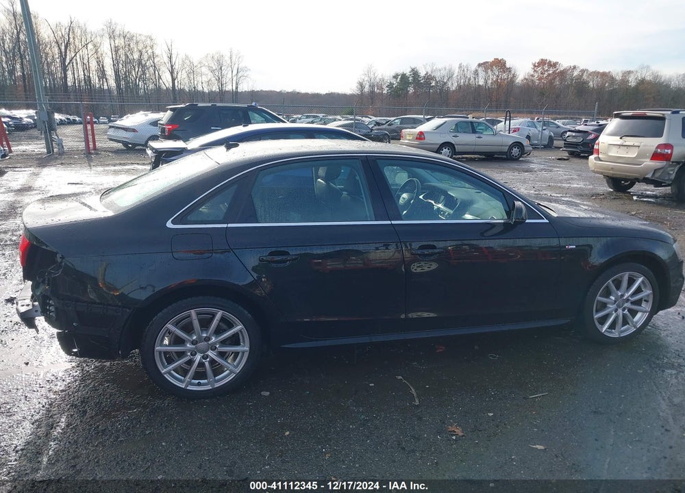 2014 AUDI A4 2.0T PREMIUM VIN: WAUEFAFL2EN036937