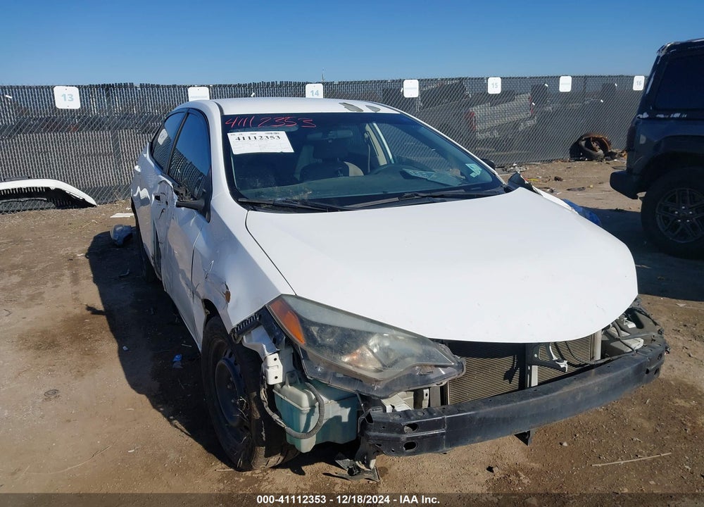2014 TOYOTA COROLLA LE VIN: 5YFBURHE2EP037842