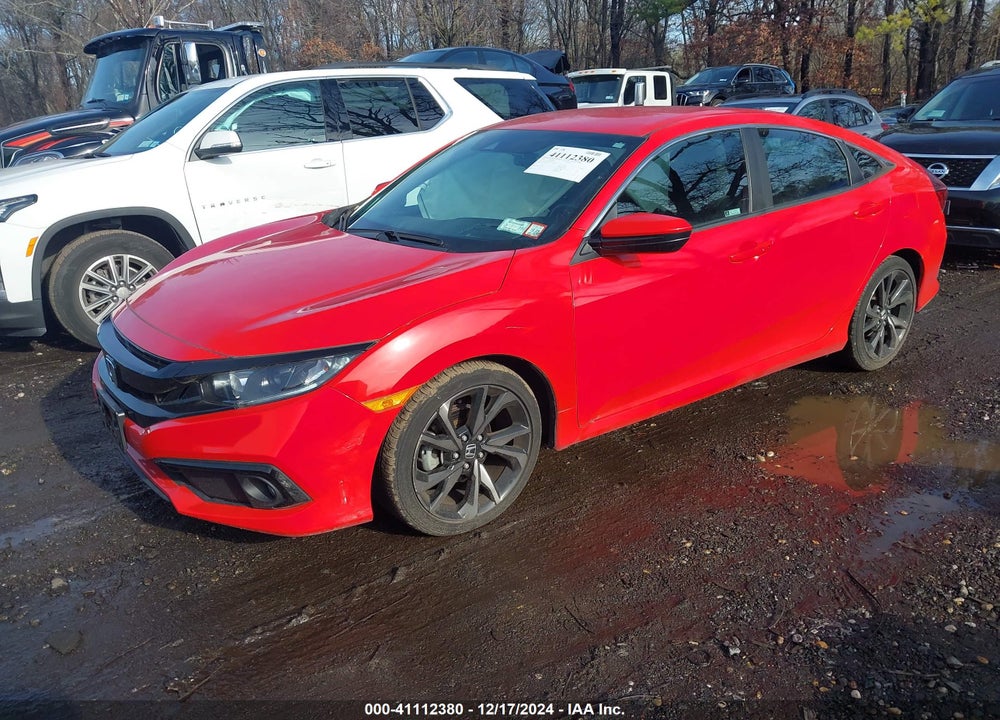 2019 HONDA CIVIC SPORT VIN: 2HGFC2F8XKH605007