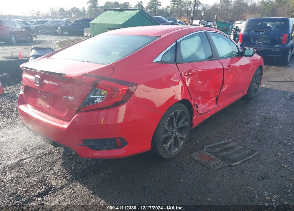 2019 HONDA CIVIC SPORT VIN: 2HGFC2F8XKH605007