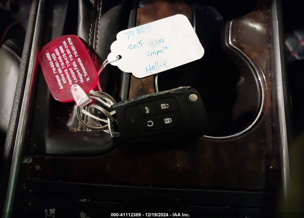 2015 CHEVROLET IMPALA 2LZ VIN: 2G1165S34F9122603