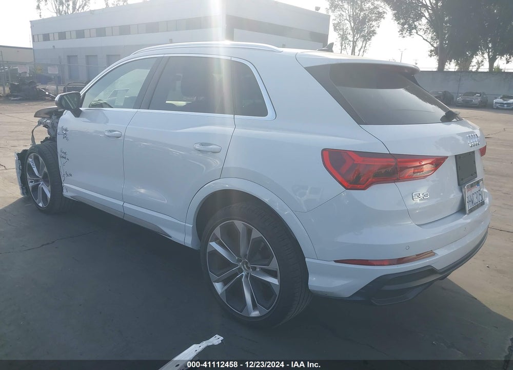 2021 AUDI Q3 PREMIUM 45 TFSI S LINE QUATTRO TIPTRONIC VIN: WA1DECF39M1031800