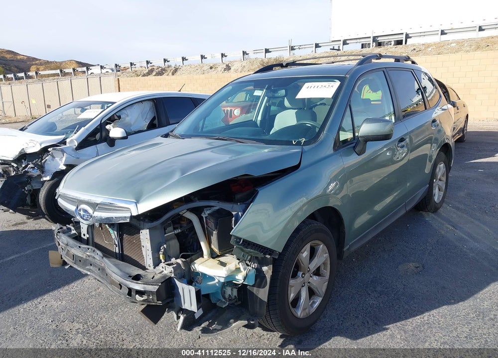 2016 SUBARU FORESTER VIN: JF2SJADC2GH517300