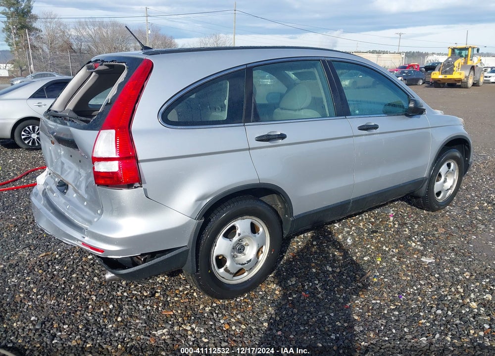 2010 HONDA CR-V LX VIN: 5J6RE4H39AL029716