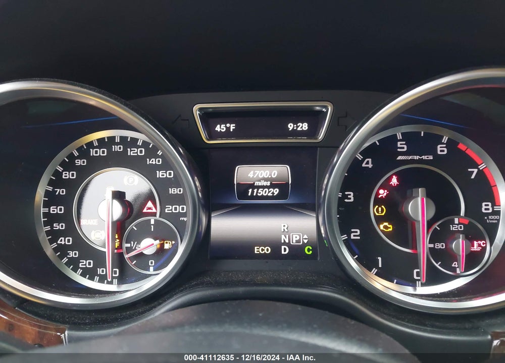 2014 MERCEDES-BENZ GL 63 AMG 4MATIC VIN: 4JGDF7EEXEA290628