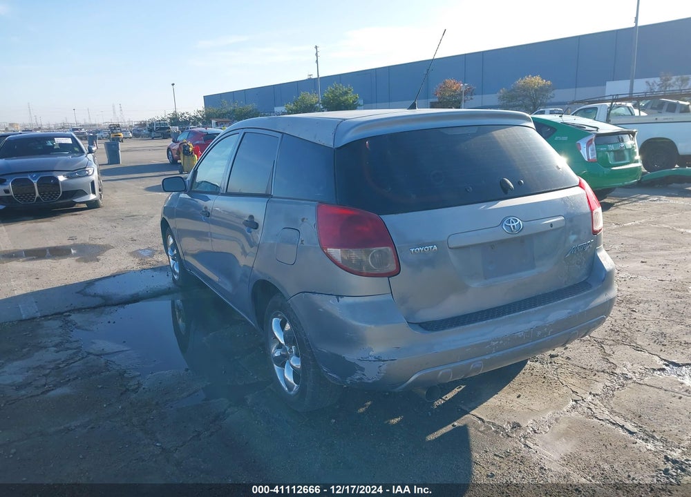 2003 TOYOTA MATRIX STANDARD VIN: 2T1KR32EX3C096657