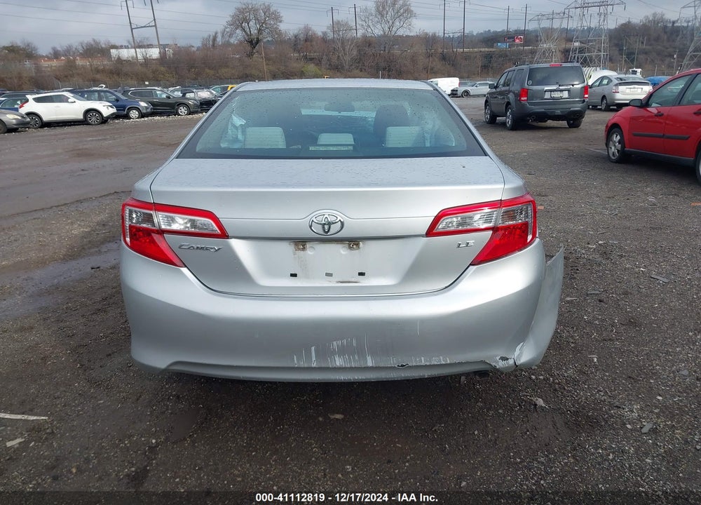 2013 TOYOTA CAMRY LE VIN: 4T1BF1FK5DU279865
