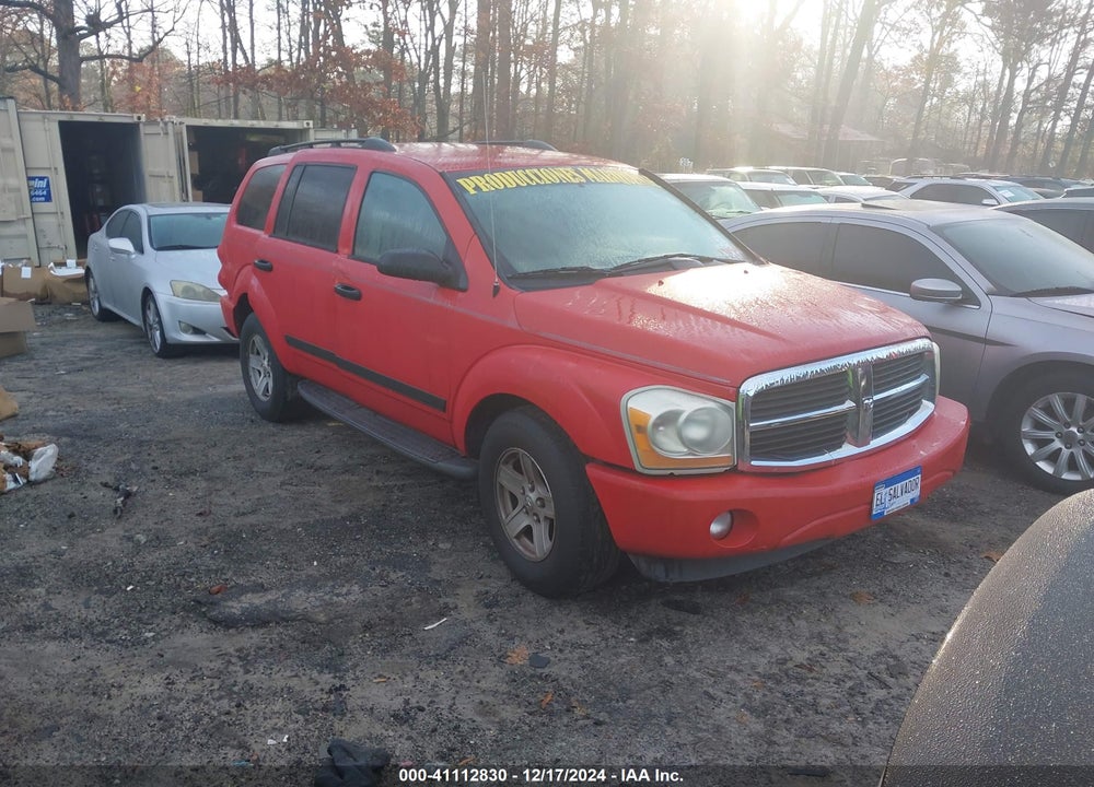 2006 DODGE DURANGO SLT VIN: 1D4HD48N46F190540