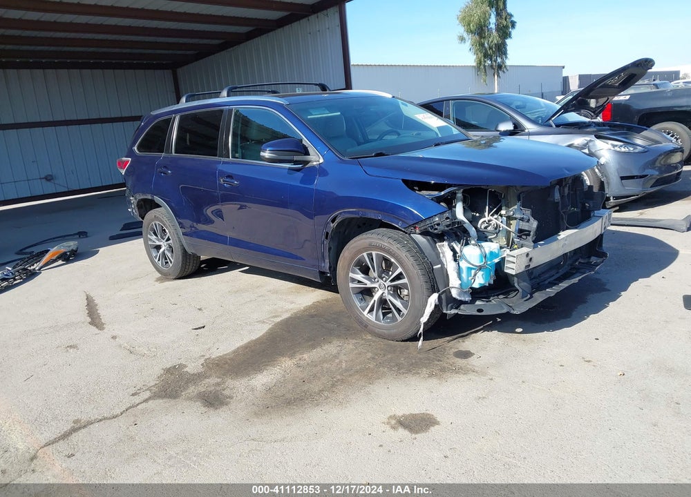 2016 TOYOTA HIGHLANDER XLE V6 VIN: 5TDKKRFH0GS170743