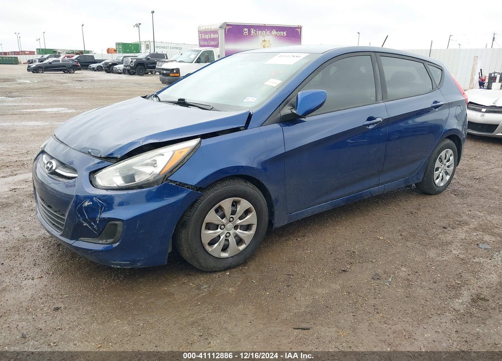 2016 HYUNDAI ACCENT VIN: KMHCT5AE8GU278526