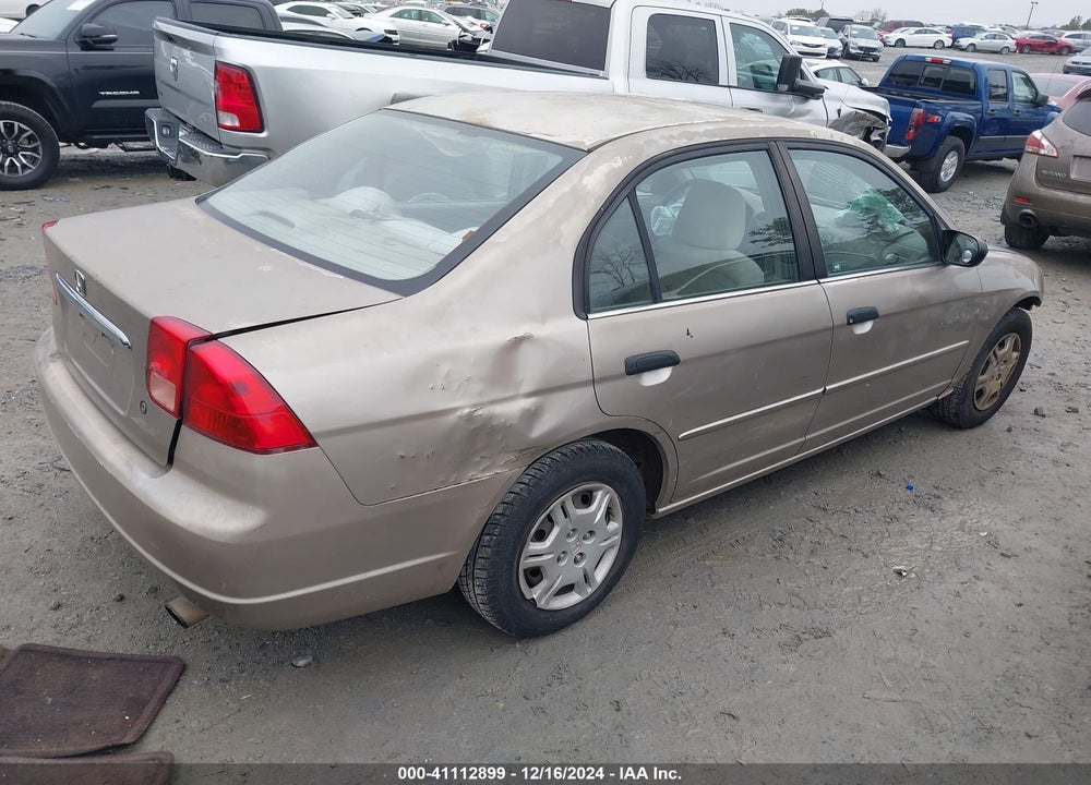 2001 HONDA CIVIC LX VIN: 2HGES15531H523800
