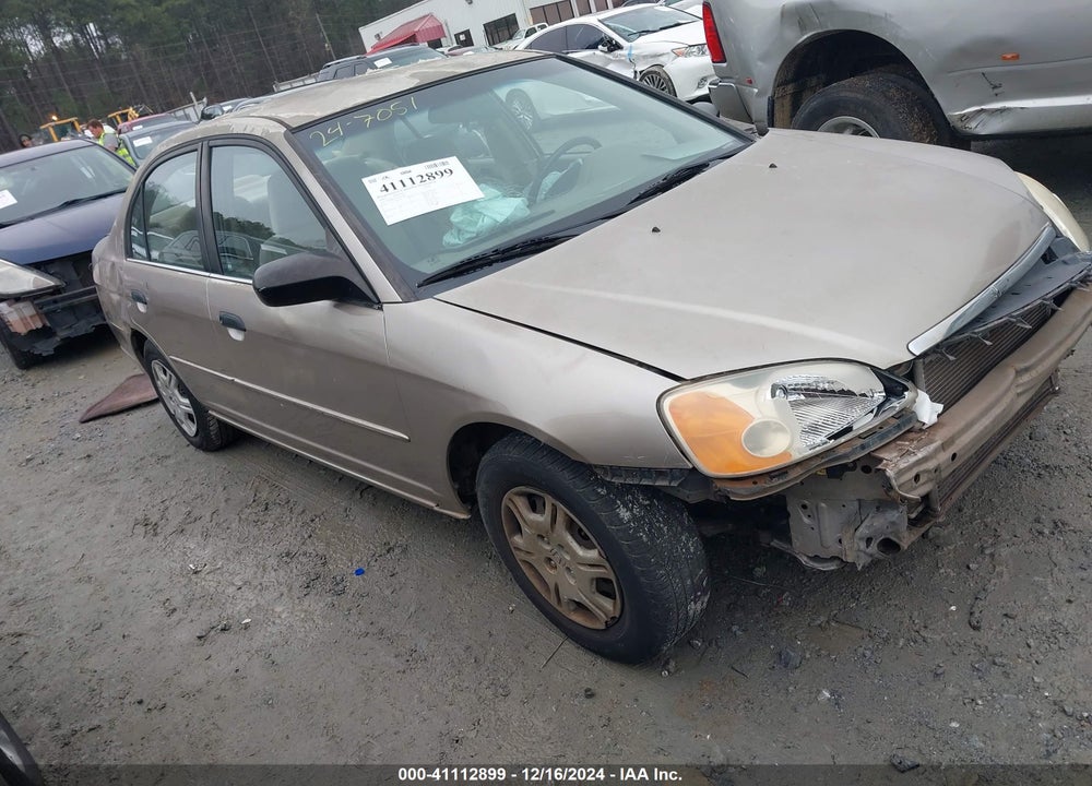 2001 HONDA CIVIC LX VIN: 2HGES15531H523800