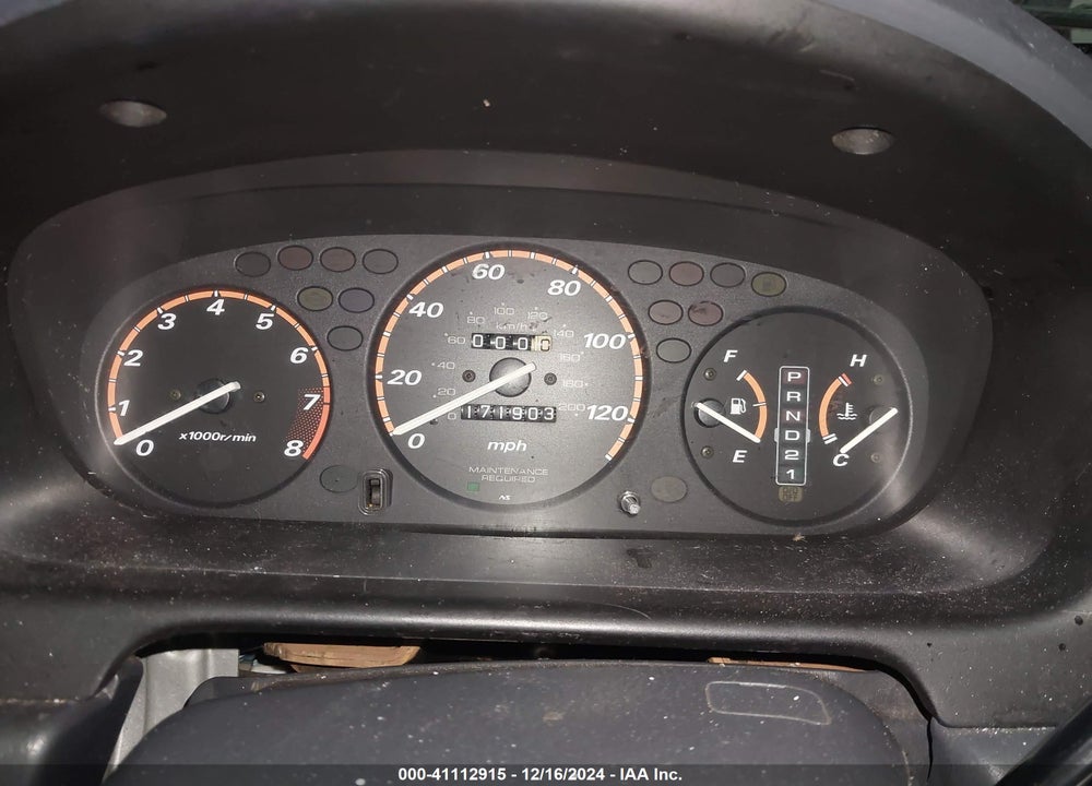 2000 HONDA CR-V EX VIN: JHLRD1865YC042218