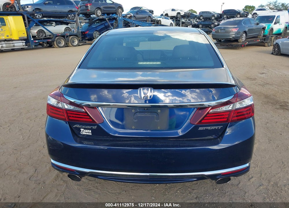 2016 HONDA ACCORD SPORT VIN: 1HGCR2F66GA215298