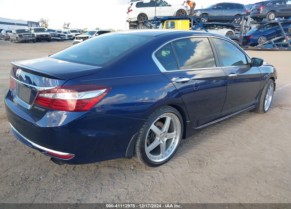 2016 HONDA ACCORD SPORT VIN: 1HGCR2F66GA215298