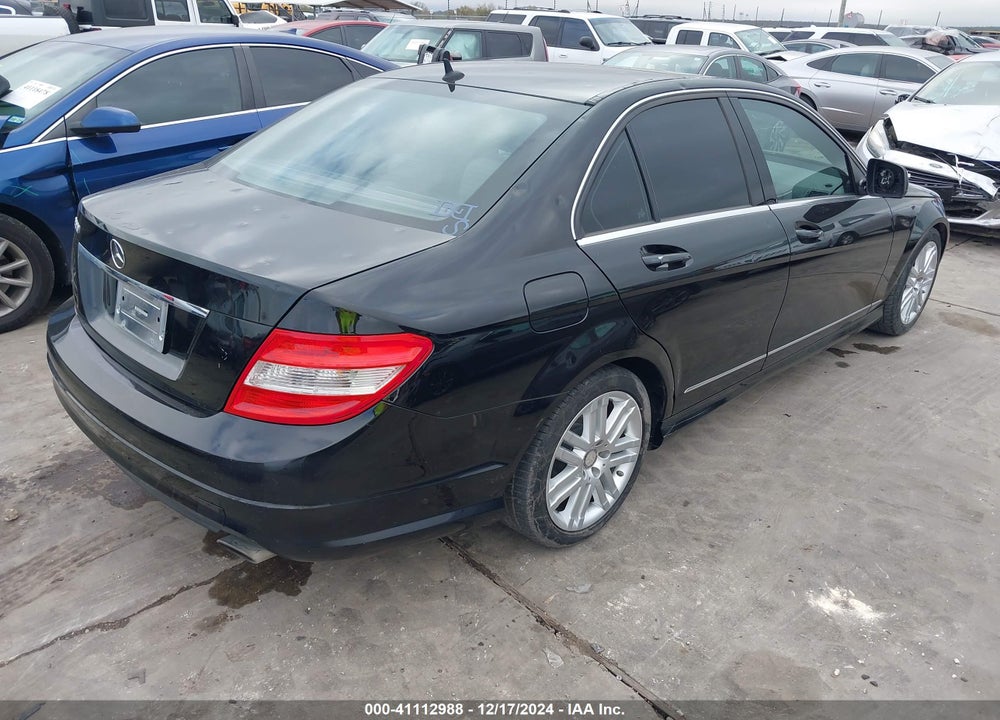 2009 MERCEDES-BENZ C VIN: WDDGF54X59R054376