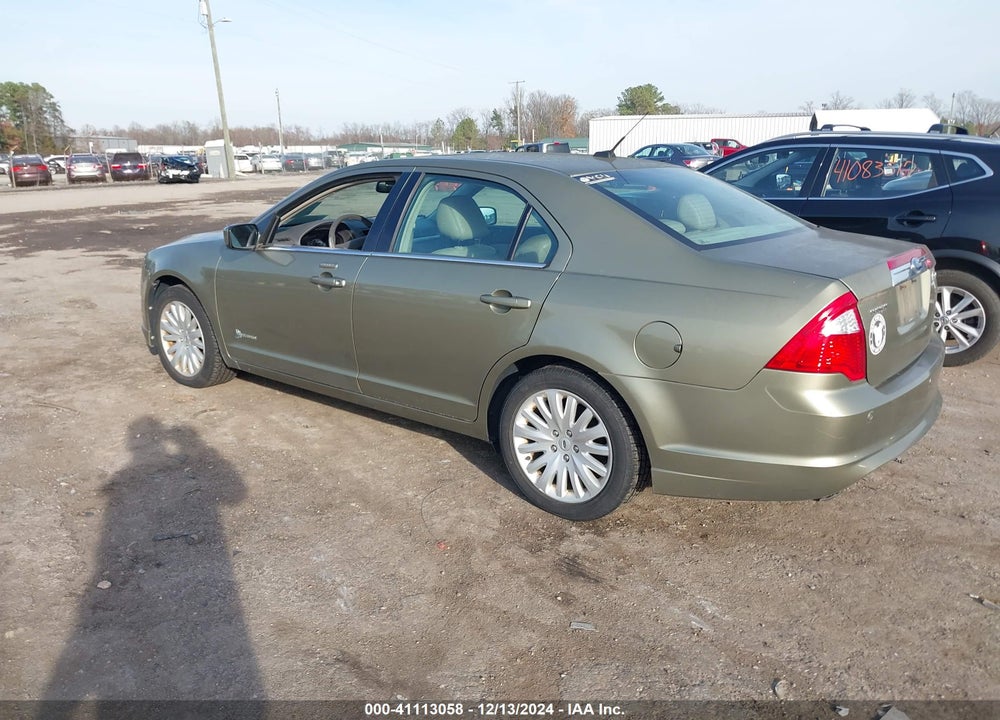 2012 FORD FUSION HYBRID VIN: 3FADP0L3XCR184196