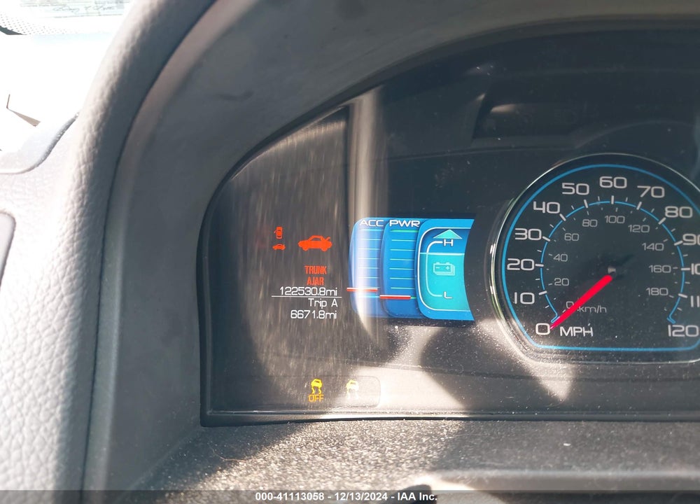 2012 FORD FUSION HYBRID VIN: 3FADP0L3XCR184196