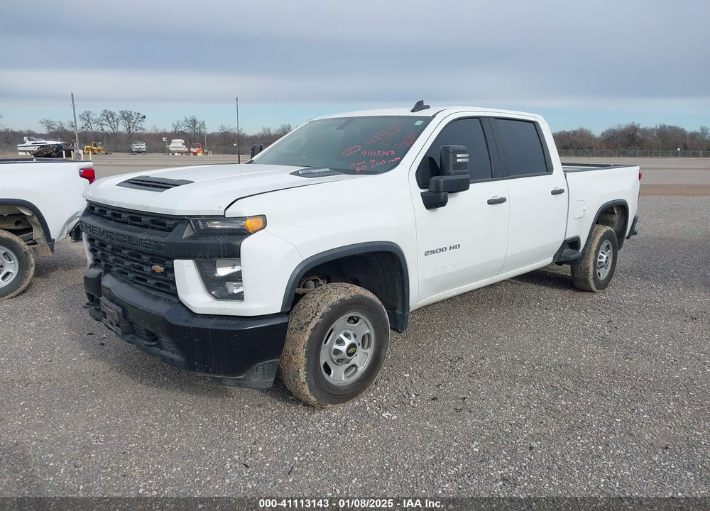 2021 CHEVROLET SILVERADO 2500HD 2WD  STANDARD BED WT VIN: 1GC4WLEY7MF191435