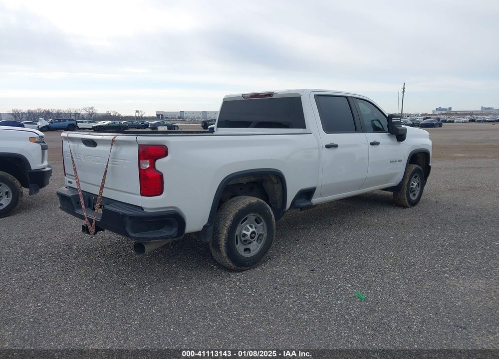 2021 CHEVROLET SILVERADO 2500HD 2WD  STANDARD BED WT VIN: 1GC4WLEY7MF191435