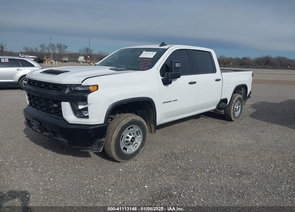 2021 CHEVROLET SILVERADO 2500HD 2WD  STANDARD BED WT VIN: 1GC4WLEY8MF191833