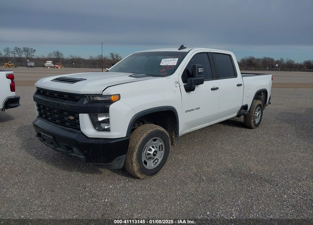 2021 CHEVROLET SILVERADO 2500HD 2WD  STANDARD BED WT VIN: 1GC4WLEY6MF192477