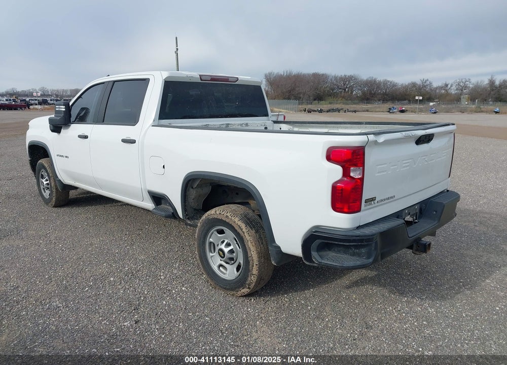 2021 CHEVROLET SILVERADO 2500HD 2WD  STANDARD BED WT VIN: 1GC4WLEY6MF192477
