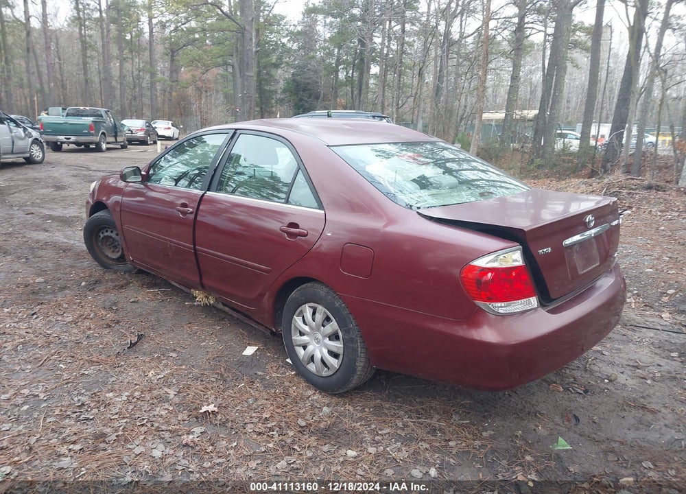 2005 TOYOTA CAMRY LE VIN: 4T1BE32K75U426192