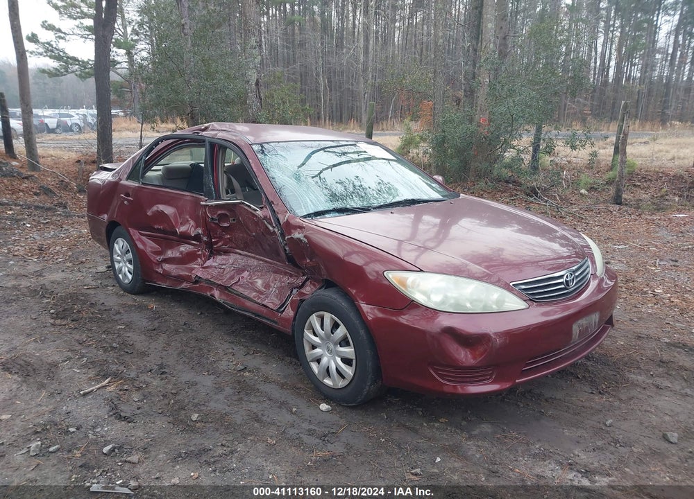 2005 TOYOTA CAMRY LE VIN: 4T1BE32K75U426192