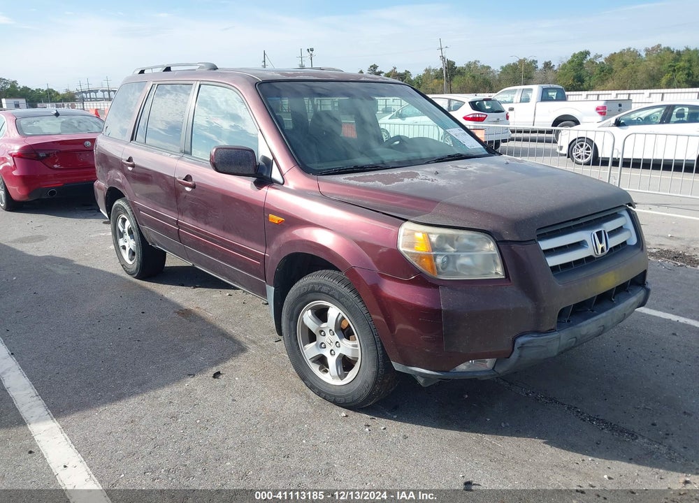 2008 HONDA PILOT EX-L VIN: 5FNYF28678B015260
