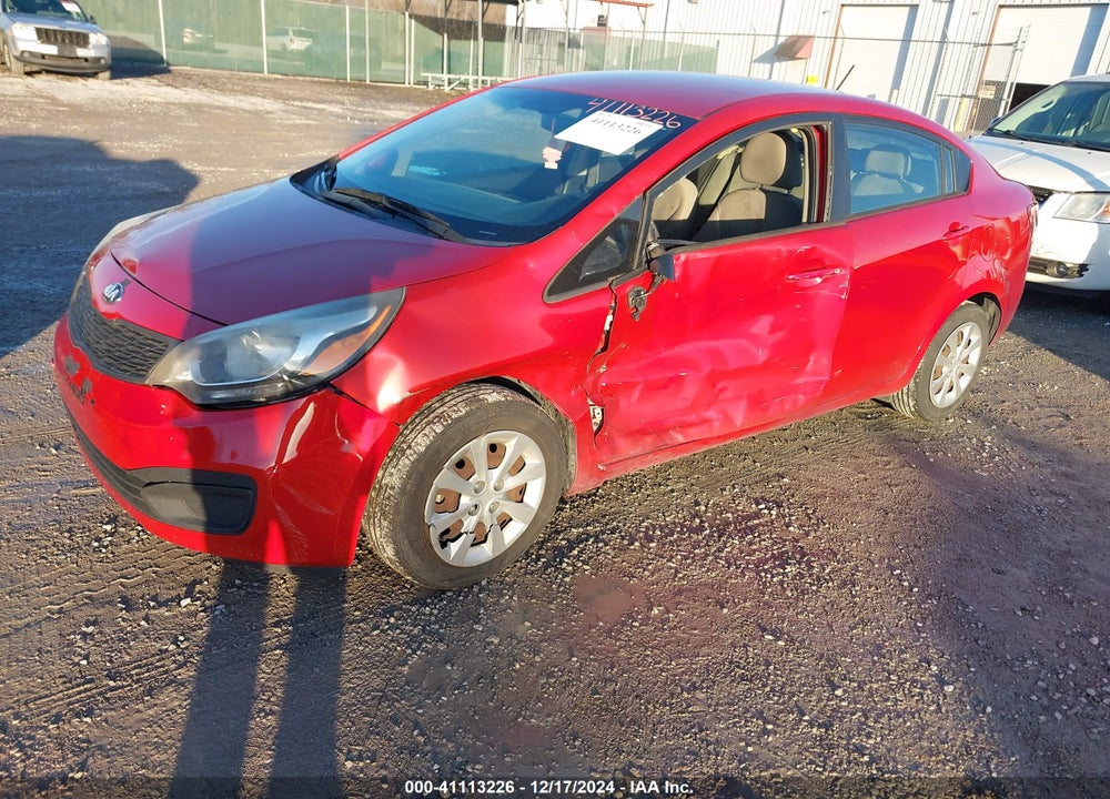 2015 KIA RIO LX VIN: KNADM4A36F6455640