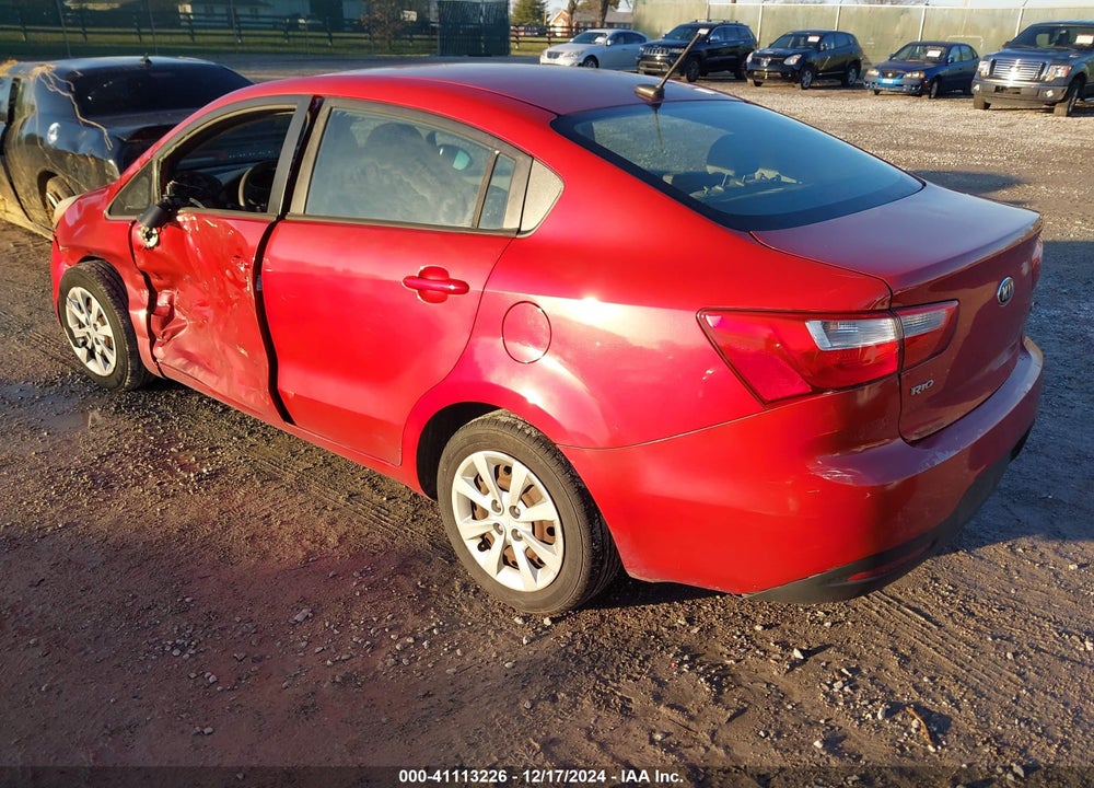 2015 KIA RIO LX VIN: KNADM4A36F6455640