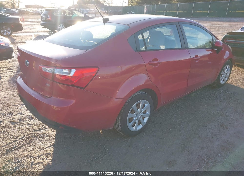 2015 KIA RIO LX VIN: KNADM4A36F6455640
