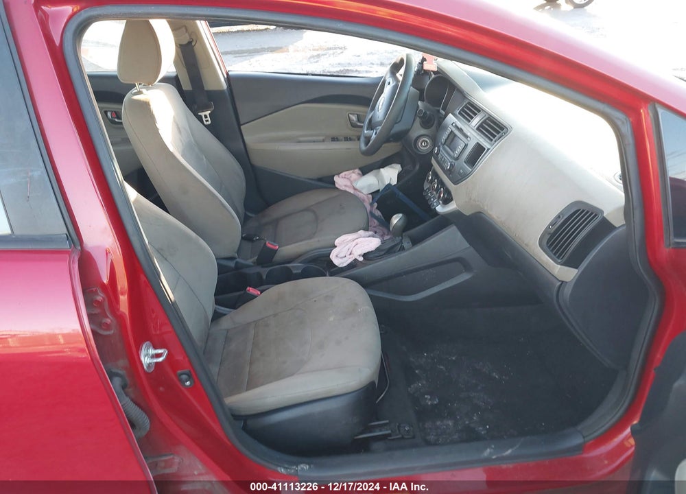 2015 KIA RIO LX VIN: KNADM4A36F6455640