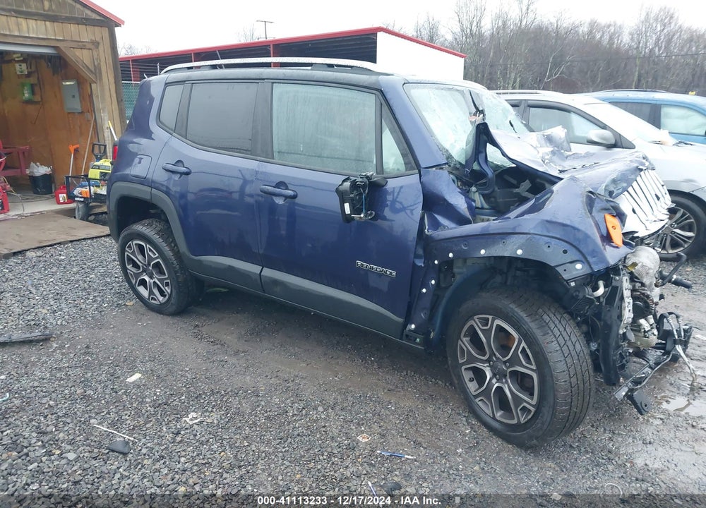 2017 JEEP RENEGADE LIMITED 4X4 VIN: ZACCJBDB9HPF01279