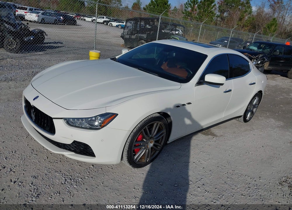 2016 MASERATI GHIBLI VIN: ZAM57RSA4G1182460