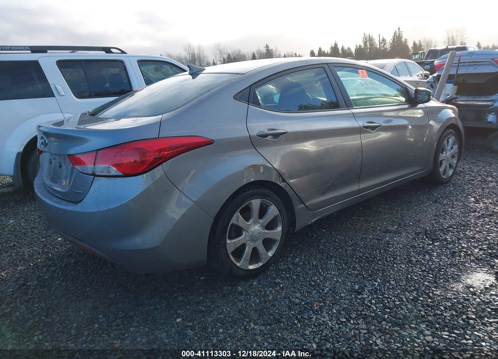 2011 HYUNDAI ELANTRA LIMITED (ULSAN PLANT) VIN: KMHDH4AE8BU123547
