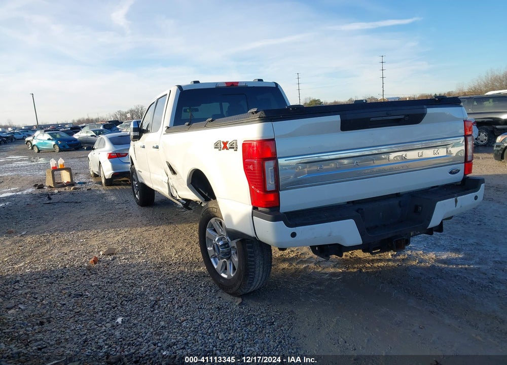 2022 FORD F-350 PLATINUM VIN: 1FT8W3BT6NED59938