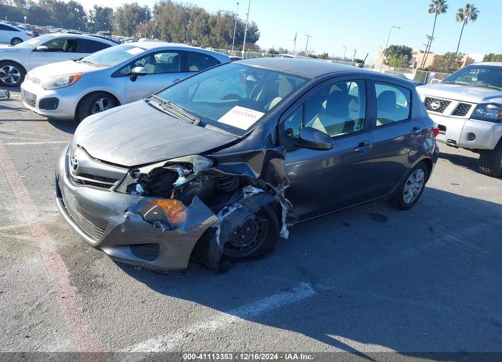 2014 TOYOTA YARIS VIN: JTDKTUD39ED575242
