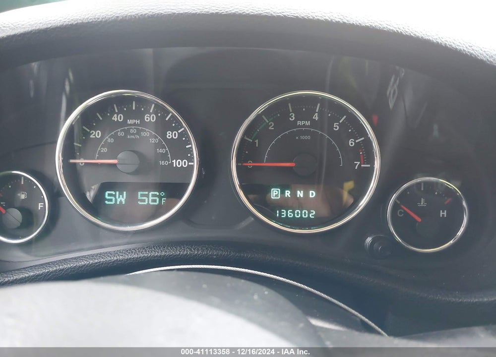 2012 JEEP WRANGLER SAHARA VIN: 1C4AJWBG7CL161060