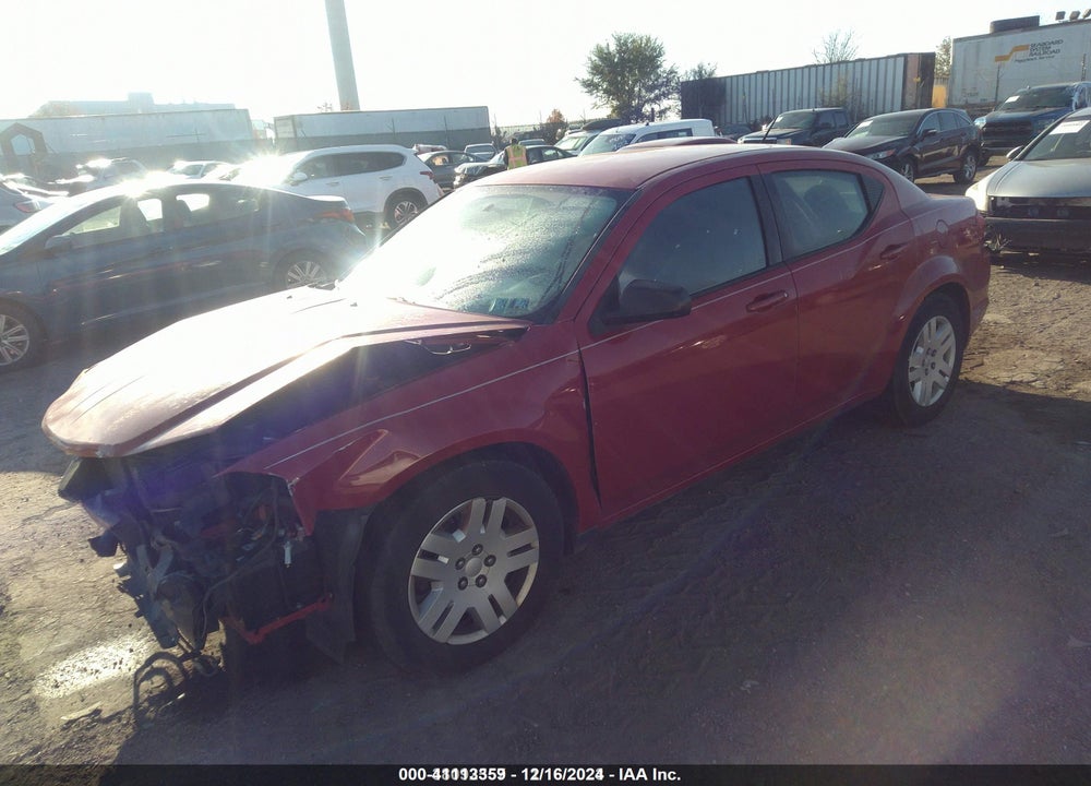 2012 DODGE AVENGER VIN: 1C3CDZAB0CN265471