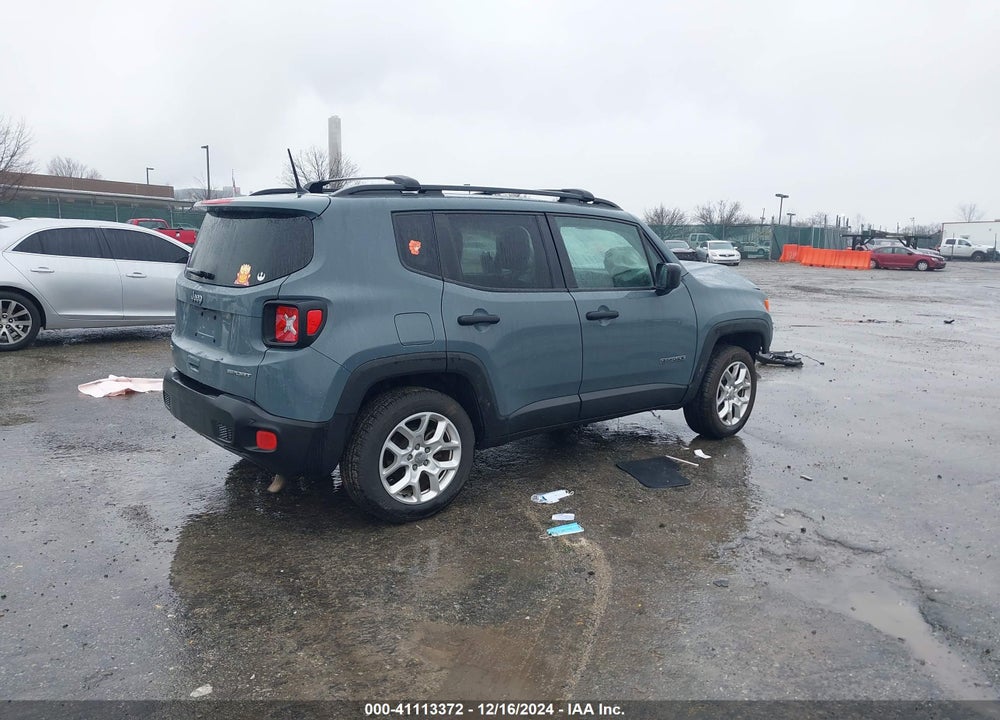 2018 JEEP RENEGADE SPORT 4X4 VIN: ZACCJBABXJPJ17826