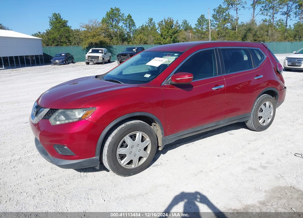 2014 NISSAN ROGUE S VIN: 5N1AT2MT5EC825027